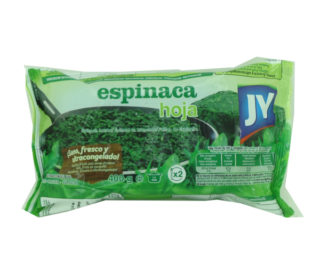 Espinacas J.V. bolsa 400 g.