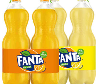 Fanta pack 2×2 L. (naranja o limón)