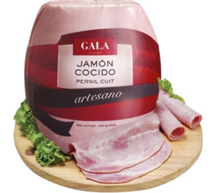 Jamón cocido artesano Gala La Selva, 250 g.