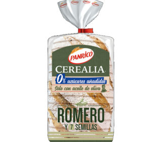 Pan Cerealia romero y 7 semillas 385 g. Pan Cerealia romero y 7 semillas 385 g.