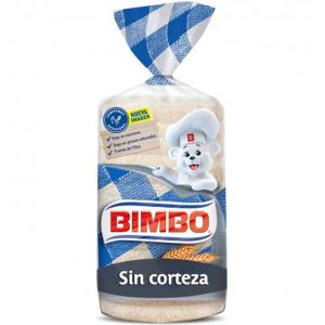 Pan s/corteza Bimbo 450 g.