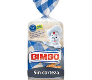 Pan s/corteza Bimbo 450 g.