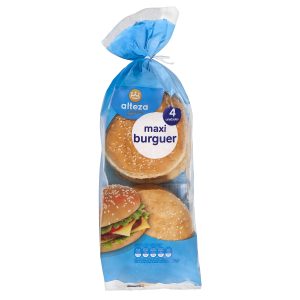 Pan molde maxi hamburguesa Alteza pack 4 und.