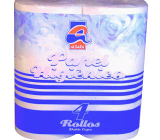 Papel higiénico Alsara 2 capas 4 rollos Papel higiénico Alsara 2 capas 4 rollos