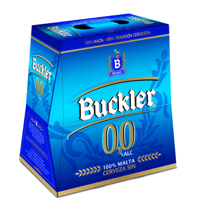 Cerveza Buckler 0,0 s/alc. pack 6×25 cl. - Alcoop