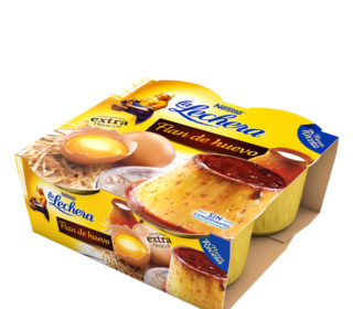 Flan de huevo La Lechera pack 4×100 g. Flan de huevo La Lechera pack 4×100 g.