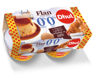 Flan de huevo s/ azucar 0% m.g. Dhul pack 4×100 g. Flan de huevo s/ azucar 0% m.g. Dhul pack 4×100 g.