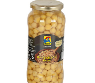 Garbanzos cocidos Alsara tarro 400 g.