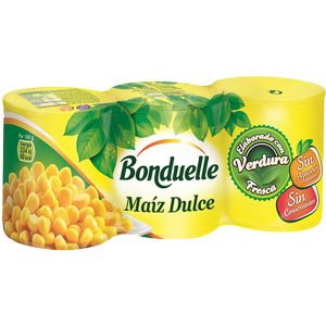 Maíz dulce Bonduelle pack 3x140 g.