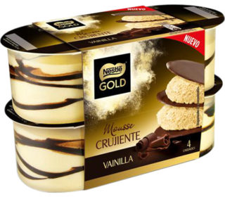 Mousse Nestlé gold pack 4×57 g.