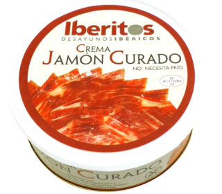 Paté crema jamón curado Iberitos 250 g.
