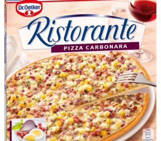 Pizza Ristorante carbonara 340 g. Pizza Ristorante carbonara 340 g.