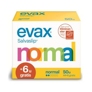 Protege-slip Evax normal cotton 44+6 und.