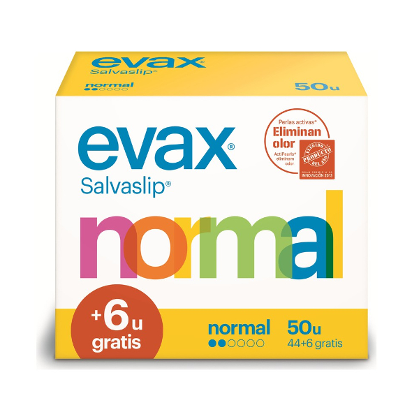Protege-slip Evax normal cotton 44+6 und.