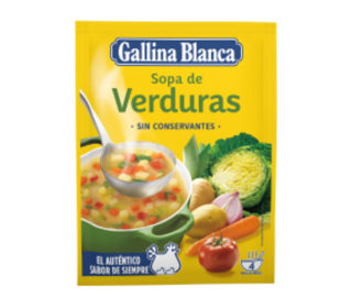 Sopa Gallina Blanca verduras 51 g. Sopa Gallina Blanca verduras 51 g.