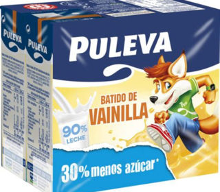 Batidos Puleva vainilla pack 6×200 ml.