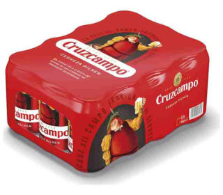 Cerveza Cruzcampo pack 12×33 cl.