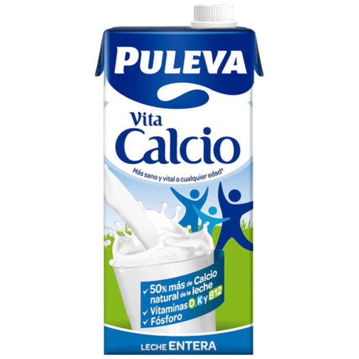 Leche vita calcio Puleva entera L. - Alcoop