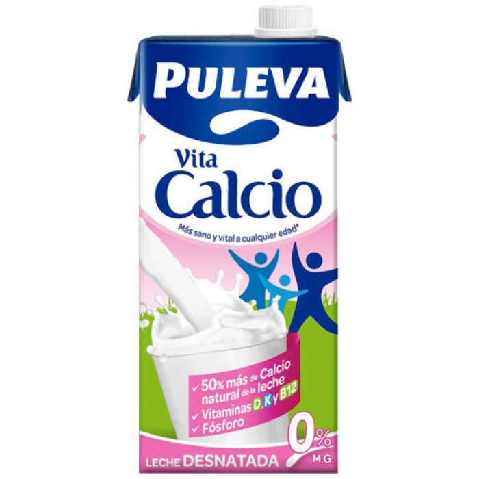 Leche vita calcio Puleva desnatada L. - Alcoop