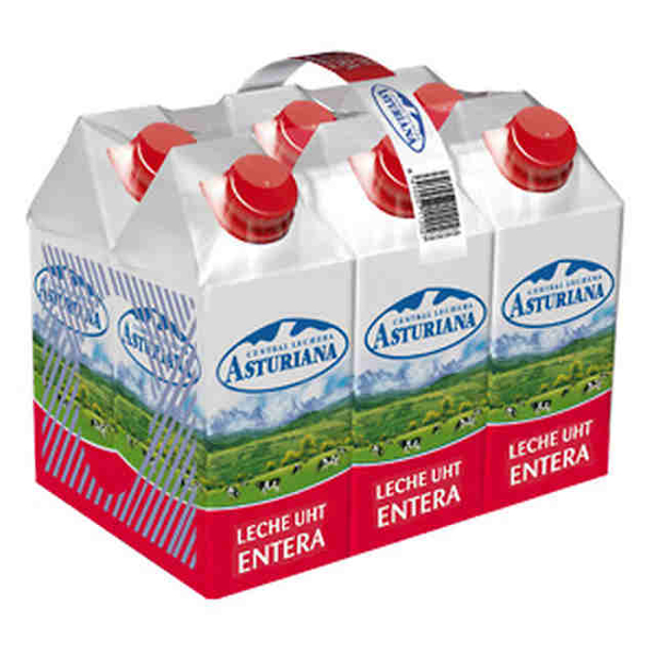 Leche entera Asturiana 500 ml.