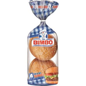 Maxi burguer Bimbo pack 4 unid. 300 g.