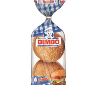 Maxi burguer Bimbo pack 4 unid. 300 g. Maxi burguer Bimbo pack 4 unid. 300 g.