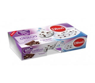 Yogur griego s/lactosa Dhul pack 2×125 g. Yogur griego s/lactosa Dhul pack 2×125 g.