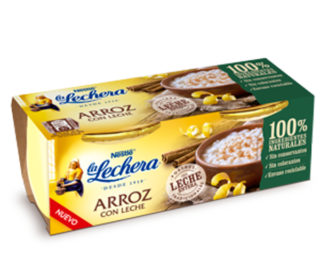 Arroz c/leche La Lechera vidrio pack 2×100 g. Arroz c/leche La Lechera vidrio pack 2×100 g.