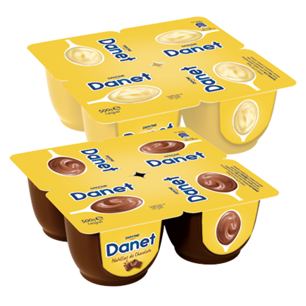 Natillas Danet pack 4x120 g.