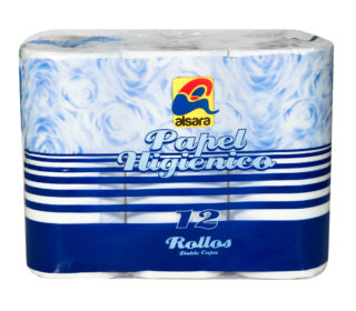 Papel higiénico Alsara 2c 12 rollos Papel higiénico Alsara 2c 12 rollos