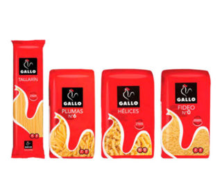 Pastas Gallo 450 g. Pastas Gallo 450 g.