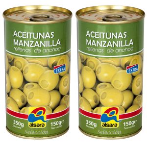 Aceitunas rellenas Alsara 150 g.