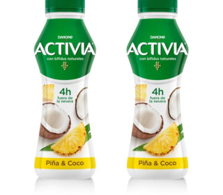 Activia drink piña/coco 280 g. Activia drink piña/coco 280 g.