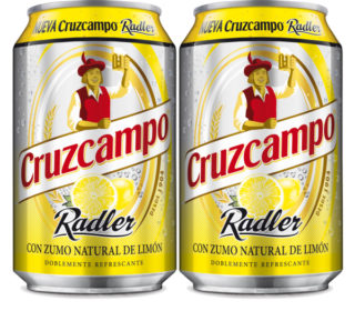 Cerveza Cruzcampo Radler lata 33 cl. Cerveza Cruzcampo Radler lata 33 cl.