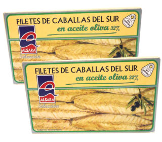 Filetes caballa a/oliva Alsara 78 g. Filetes caballa a/oliva Alsara 78 g.