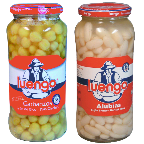 Garbanzos o alubias Luengo tarro 400 g.