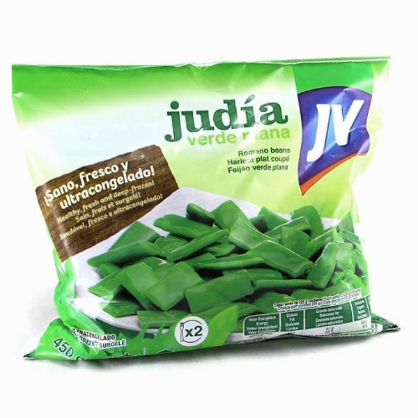 Judías verdes troc. J.V. bolsa 450 g.
