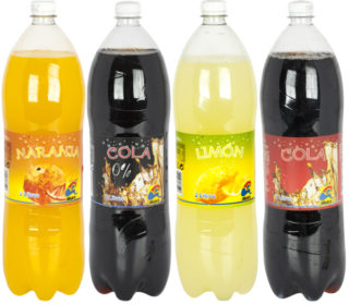 Refresco Alsara 2 L. (naranja, limón, cola o cola 0%) Refresco Alsara 2 L. (naranja, limón, cola o cola 0%)
