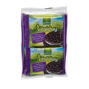 Tortitas arroz/choco Gullón pack 4x26,3 g.