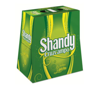 Cerveza Cruzcampo shandy pack 6×25 cl.