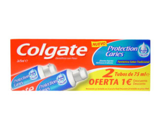 Dentífrico Colgate BS pack 2×75 ml. (bca. ahorro, herbal ahorro o t-acción ahorro) Dentífrico Colgate BS pack 2×75 ml. (bca. ahorro, herbal ahorro o t-acción ahorro)