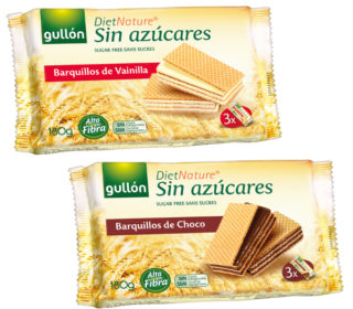Galletas Gullón zero wafer 180 g.