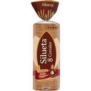 Pan s/corteza 8 cereales Bimbo 450 g.