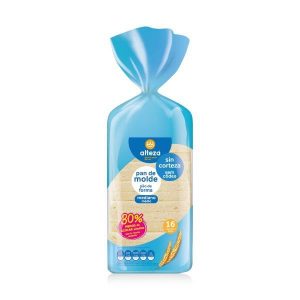 Pan sin corteza Alteza 450g.