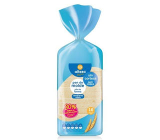 Pan sin corteza Alteza 450g. Pan sin corteza Alteza 450g.