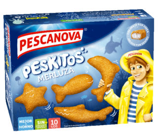 Peskitos merluza empanada Pescanova 400 g