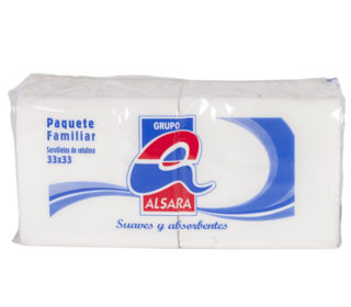 Servilletas Alsara blanca paquete doble Servilletas Alsara blanca paquete doble