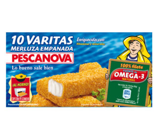 Varitas merluza Pescanova 300 g. Varitas merluza Pescanova 300 g.