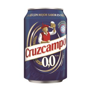 Cerveza 0,0 Cruzcampo lata 33 cl.