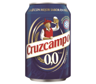 Cerveza 0,0 Cruzcampo lata 33 cl. Cerveza 0,0 Cruzcampo lata 33 cl.